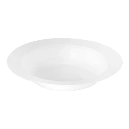 Smarty Had A Party 12 oz Solid White Edge Rim Round Disposable Plastic Soup Bowls 120 Bowls, 120PK 111WH-CASE